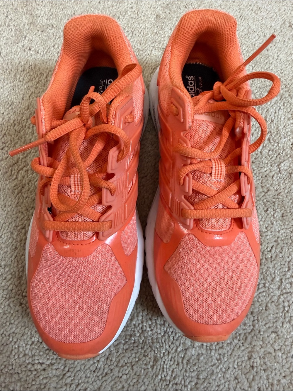 Adidas Women's Coral-Orange Athletic Running Sneakers